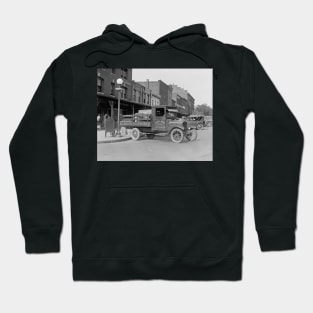 Poultry Delivery Truck, 1926. Vintage Photo Hoodie